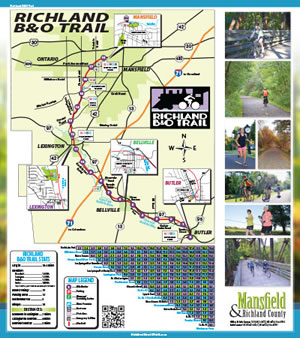 Destination Mansfield Bike Trail Map - Henley Graphics